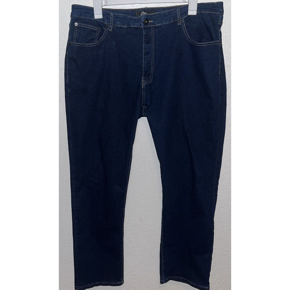 Clsc Men Straight Leg Blue Jeans Sz 42x 32